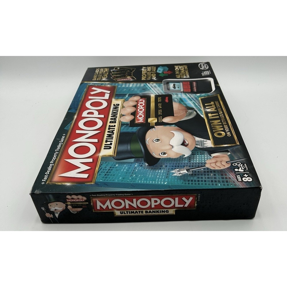 Monopoly Ultimate Banking Complete Unit Works Hasbro 2016 Electronic Finance - Picture 13 of 14